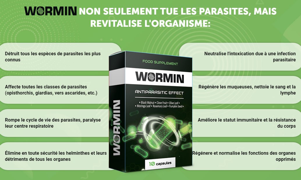 ᐉ WORMIN en Pharmacie - [50% de Réduction] Prix - Avis Medical - forum